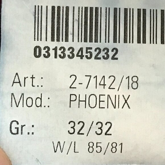 MMX Phoenix Jeans Men 32x32 Blue Low Rise Dark Wash Stretch Straight - Picture 4 of 12